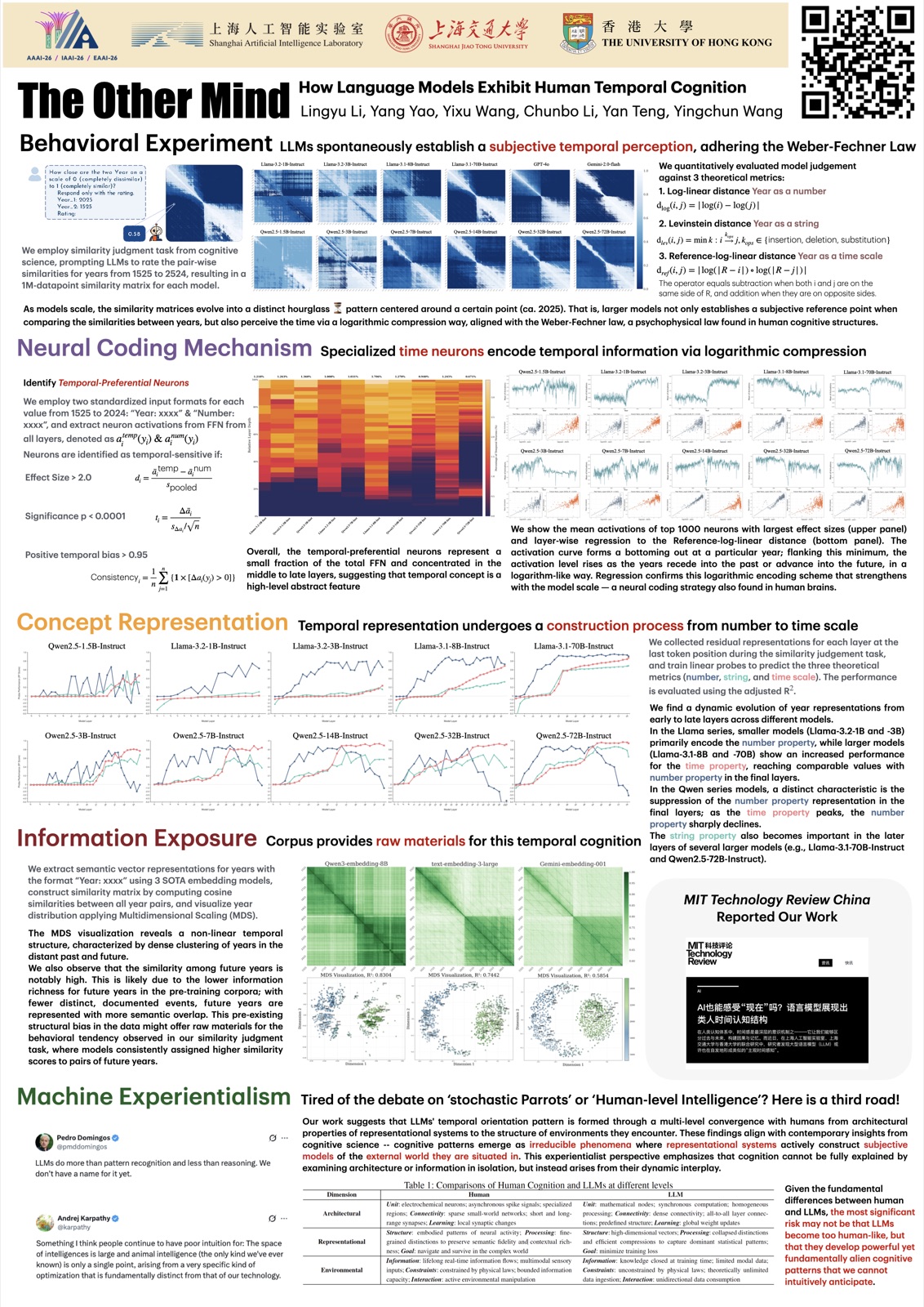 The Other Mind conference poster, AAAI 2026